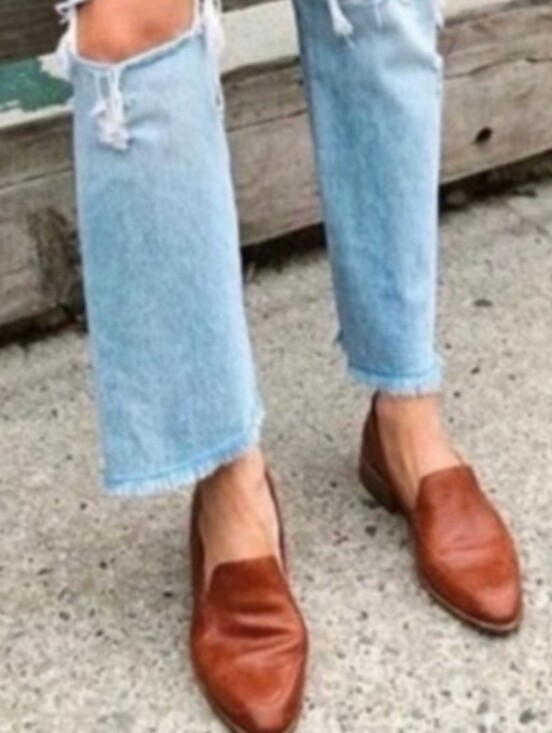 Madewell Shoes - Madewell The Francis Loafers Burnished Mahogany Brown Leather Slip-On
